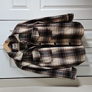 Plaid Shacket - Womens